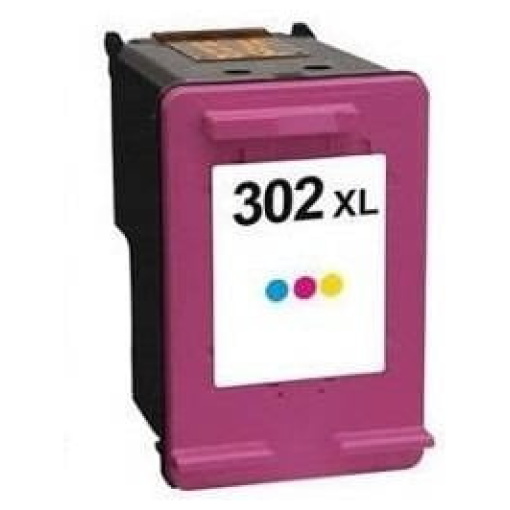 Kartuša za HP 302XL (F6U67AE) barvna, nova kompatibilna - E-kartuse.si