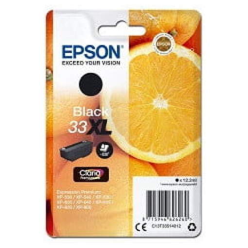 Kartuša Epson 33XL (C13T33514010) črna, original - E-kartuse.si