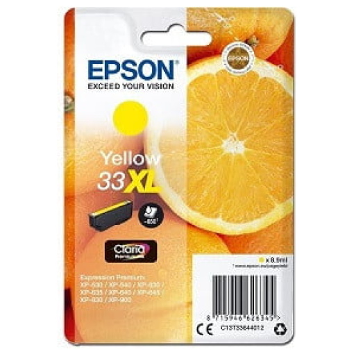 Kartuša Epson 33XL (C13T33644010) rumena, original - E-kartuse.si