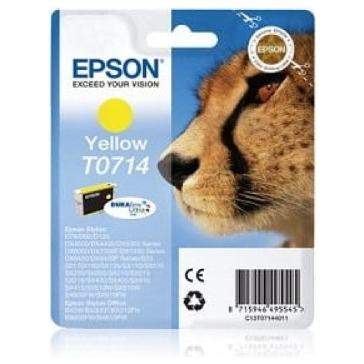 Kartuša Epson T0714 rumena, original - E-kartuse.si