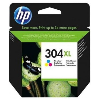 Kartuša HP 304XL (N9K07AE) barvna, original - E-kartuse.si