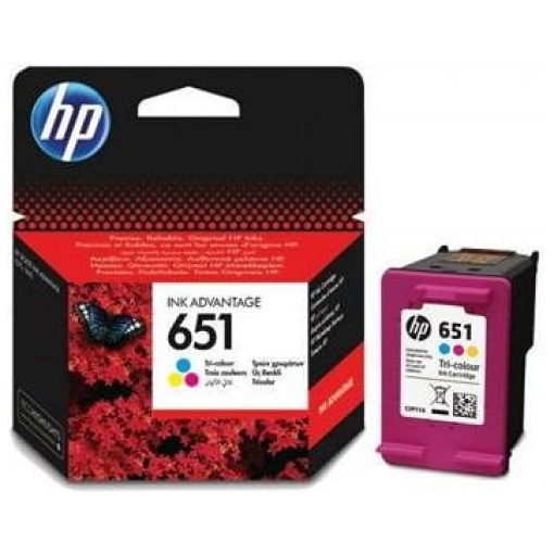 Kartuša HP 651 (C2P11AE) barvna, original - E-kartuse.si