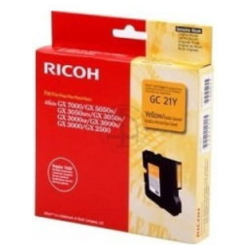 Kartuša Ricoh GC21 (405535) rumena, original - E-kartuse.si