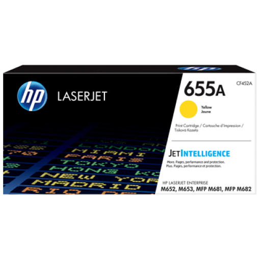 Toner HP 655A (CF452A) rumena, original - slika 2