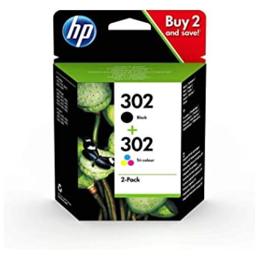 Komplet kartuš HP 302 (X4D37AE), original / Odprodaja – Poškodovana embalaža - E-kartuse.si