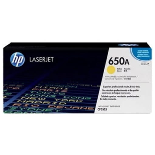 Toner HP 650A (CE272A) rumena, original - E-kartuse.si