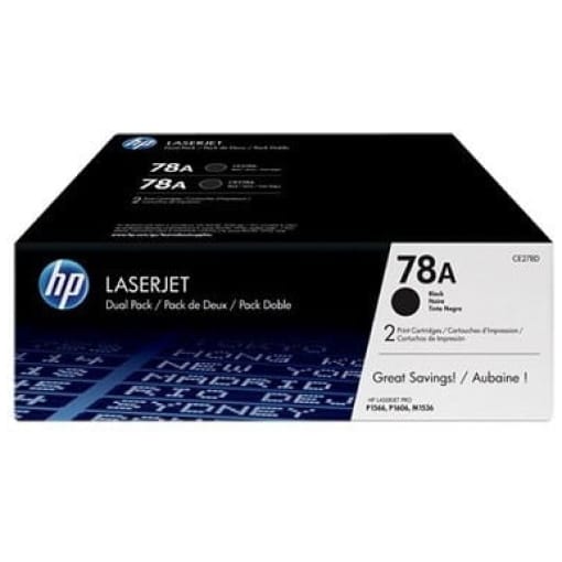 Toner HP 78A (CE278AD) dvojno pakiranje, original - E-kartuse.si