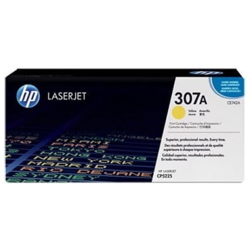 Toner HP CE742A rumena, original - E-kartuse.si