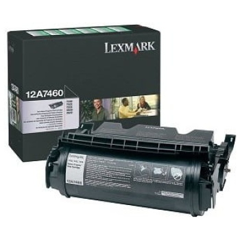 Toner Lexmark 12A7460 črna, original - E-kartuse.si