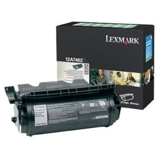 Toner Lexmark 12A7462 črna, original - E-kartuse.si
