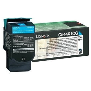 Toner Lexmark C544X1CG modra, original - E-kartuse.si