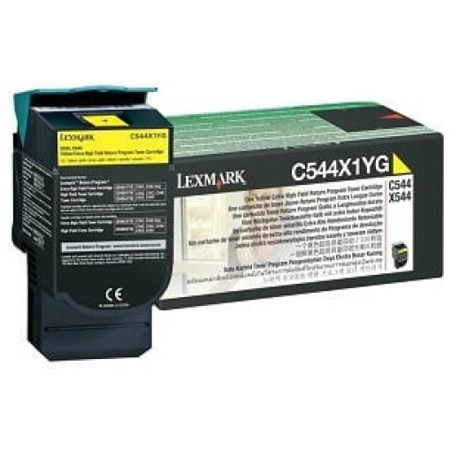 Toner Lexmark C544X1YG rumena, original - E-kartuse.si