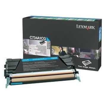 Toner Lexmark C734A1CG modra, original - E-kartuse.si