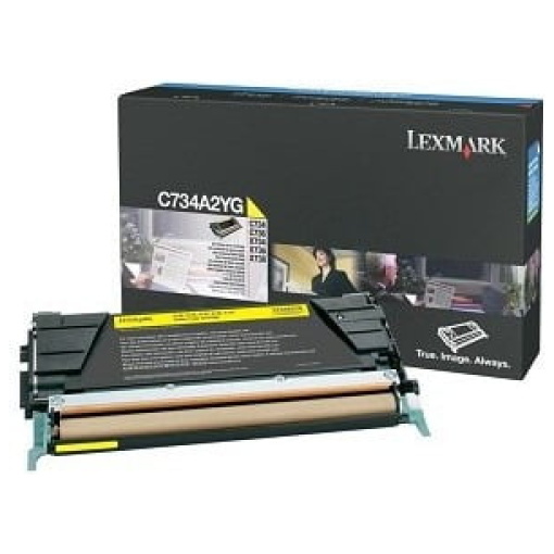 Toner Lexmark C734A1YG rumena, original - E-kartuse.si