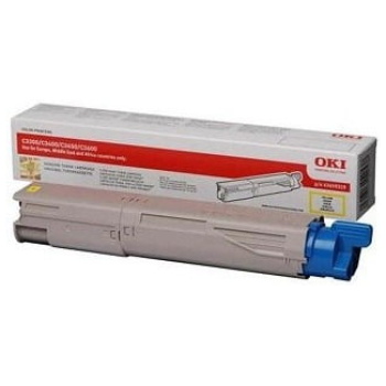 Toner OKI C3520 (43459321) rumena, original - E-kartuse.si