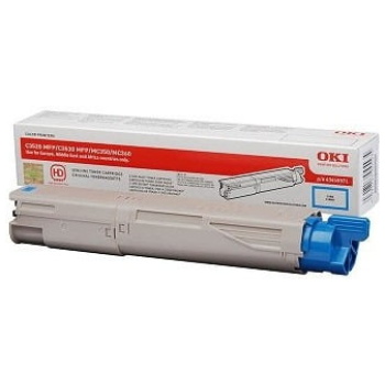 Toner OKI C3520 (43459323) modra, original - E-kartuse.si