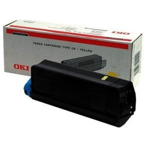 Toner OKI C5100 (42127405) rumena, original - E-kartuse.si