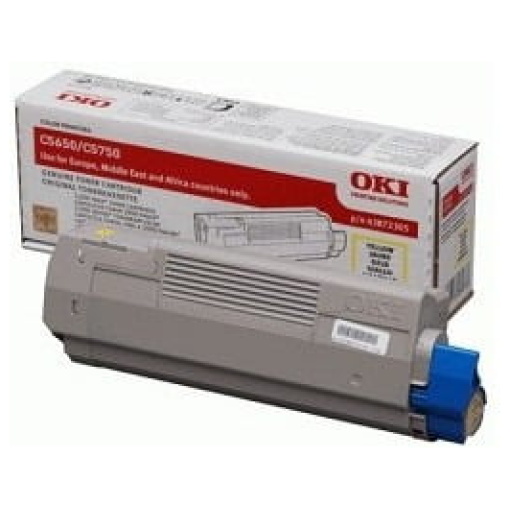 Toner OKI C5650 (43872305) rumena, original - E-kartuse.si