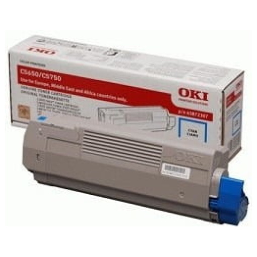 Toner OKI C5650 (43872307) modra, original - E-kartuse.si