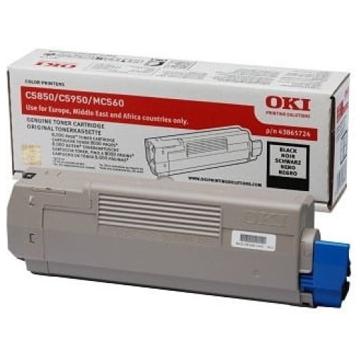 Toner OKI C5850 (43865724) črna, original - E-kartuse.si