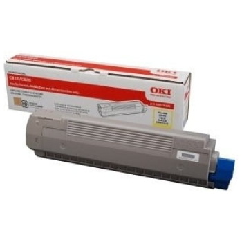 Toner OKI C810 (44059105) rumena, original - E-kartuse.si