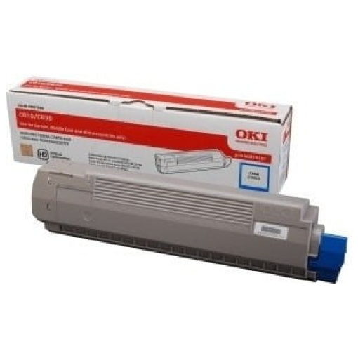 Toner OKI C810 (44059107) modra, original - E-kartuse.si