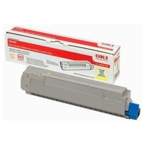 Toner OKI C8600 (43487709) rumena, original - E-kartuse.si