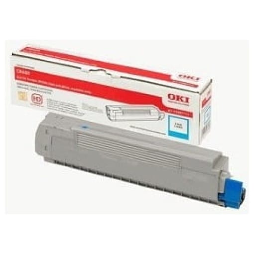 Toner OKI C8600 (43487711) modra, original - E-kartuse.si