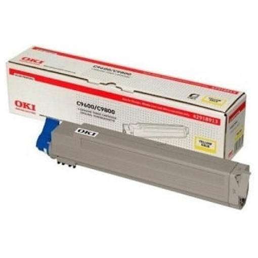 Toner OKI C9600 (42918913) rumena, original - E-kartuse.si