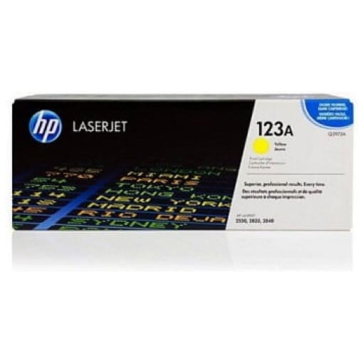 Toner HP 123A (Q3972A) rumena, original - E-kartuse.si