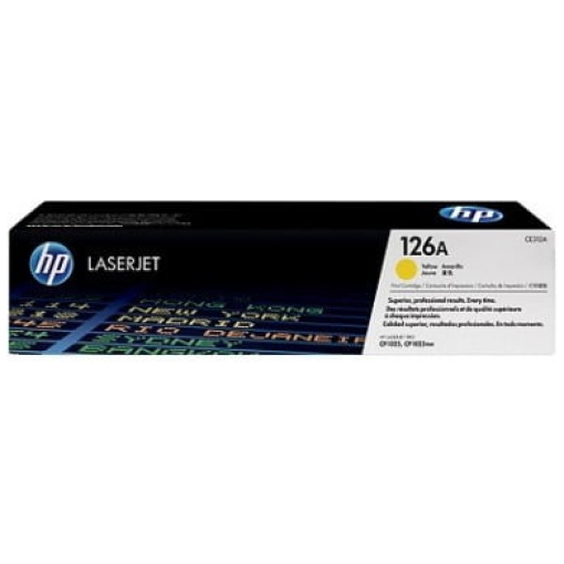 Toner HP 126A (CE312A) rumena, original - E-kartuse.si