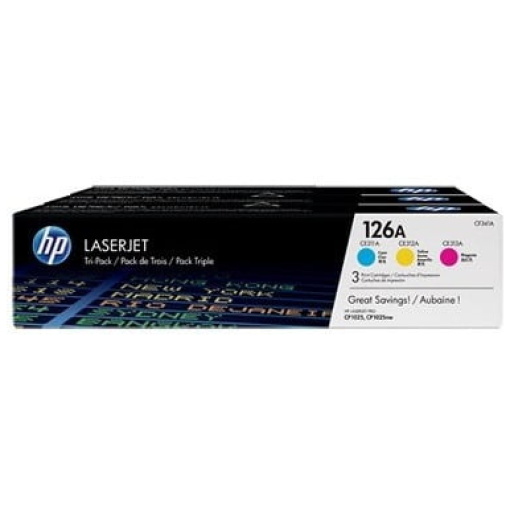 Toner HP 126A (CF341A) C/M/Y, original - E-kartuse.si