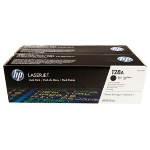 Toner HP 128A (CE320AD) dvojno pakiranje, original - E-kartuse.si