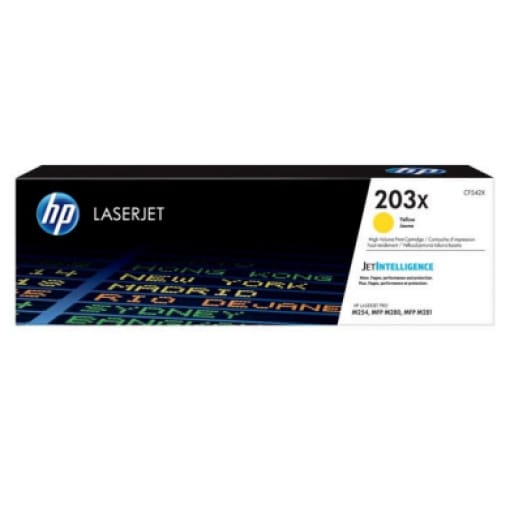 Toner HP 203X (CF542X) rumena, original - E-kartuse.si