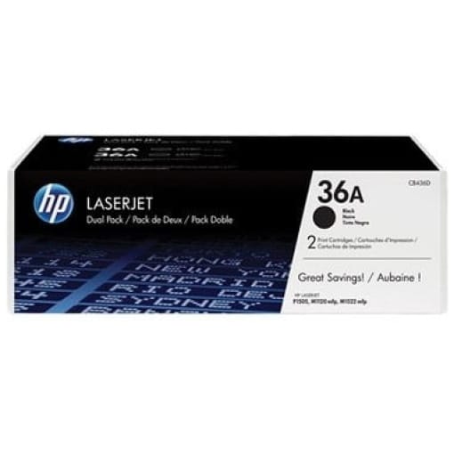 Toner HP 36A (CB436AD) dvojno pakiranje, original - E-kartuse.si