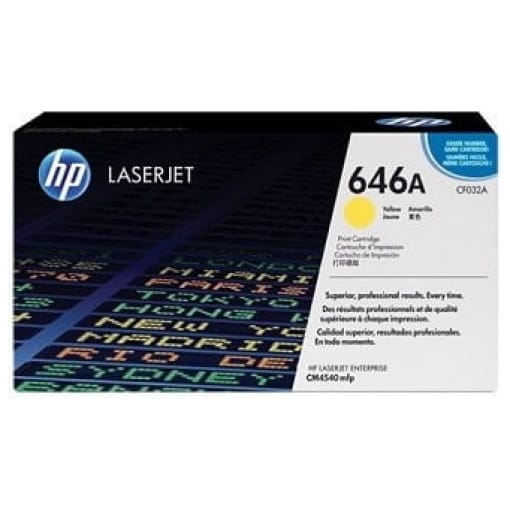 Toner HP 646A (CF032A) rumena, original - E-kartuse.si