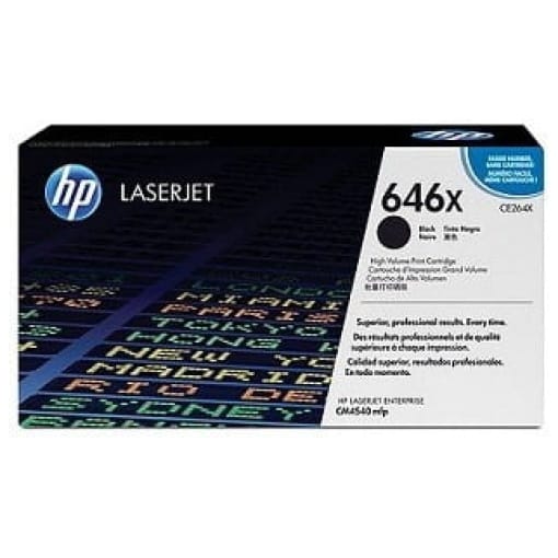 Toner HP 646X (CE264X) črna, original - E-kartuse.si