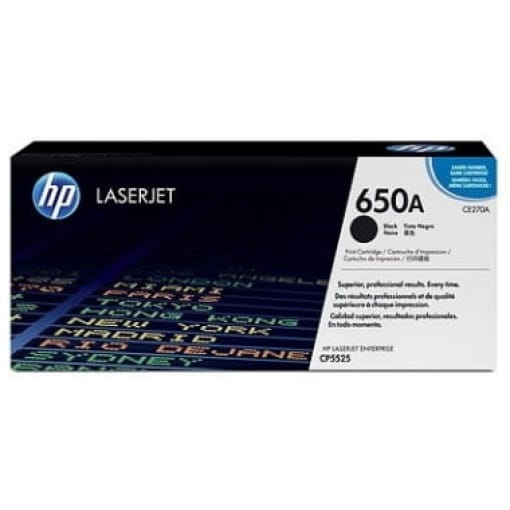 Toner HP 650A (CE270A) črna, original - E-kartuse.si