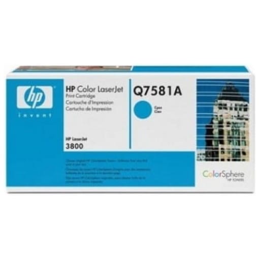 Toner HP Q7581A modra, original - E-kartuse.si