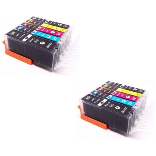 Komplet kartuš za Canon 2x PGI-580XXL + CLI-581XXL, kompatibilna - E-kartuse.si
