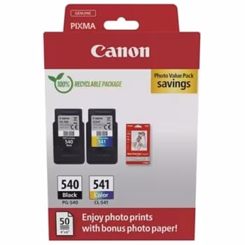 Komplet kartuš Canon PG-540 + CL-541, original + foto papir - E-kartuse.si