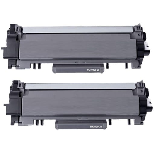 Toner za Brother TN-2590 XL dvojno pakiranje, kompatibilna - E-kartuse.si