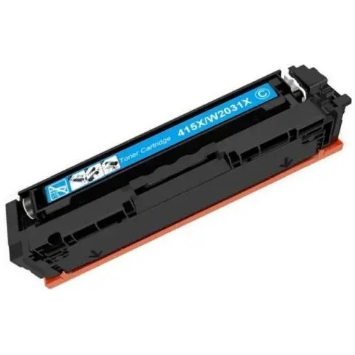 Toner za HP 415X (W2031X) modra, kompatibilna - slika 2